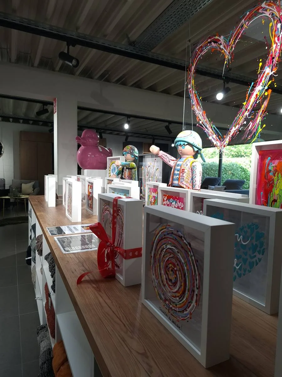 Intérieur du magasin Home Design à Neupré